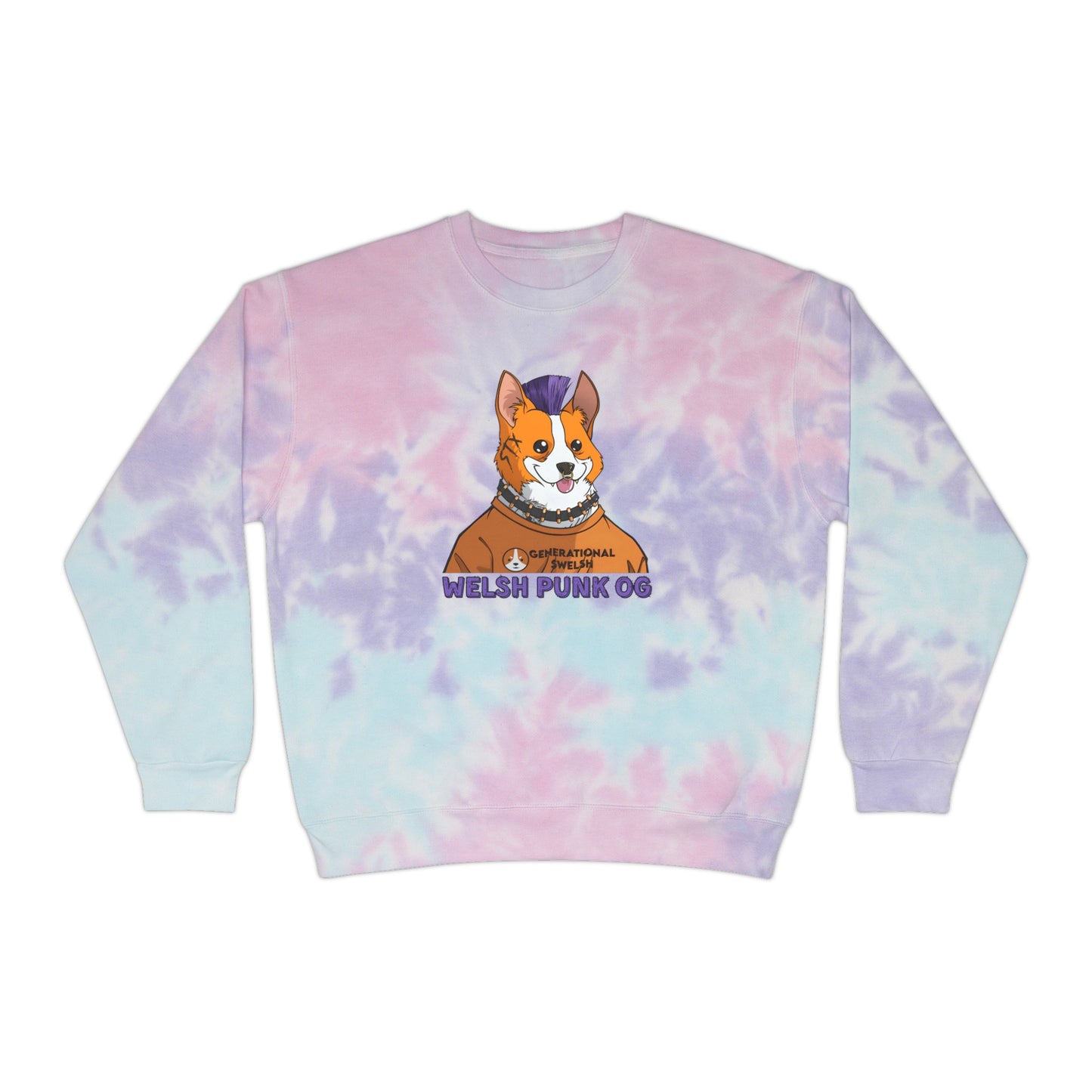 Welsh Punk Unisex Tie-Dye Sweatshirt