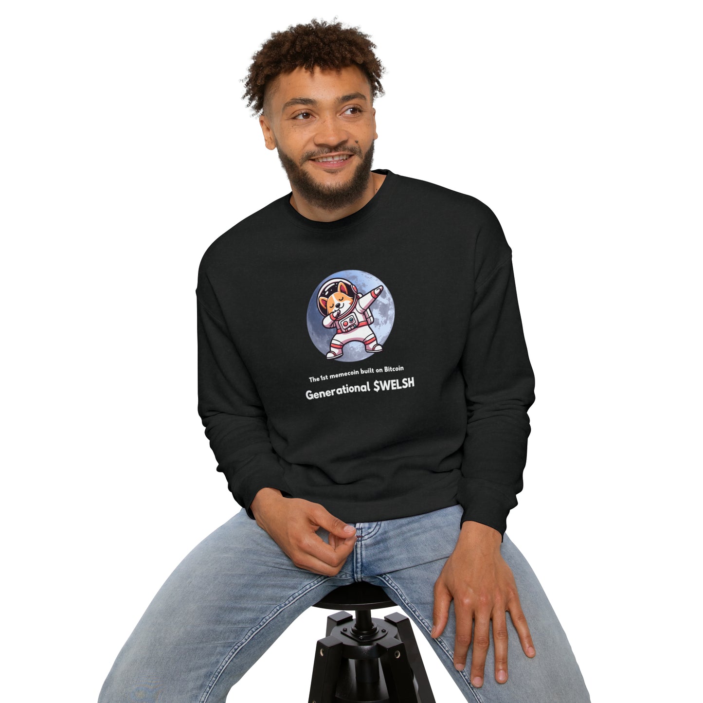 Welsh on the Moon Unisex Sweatshirt