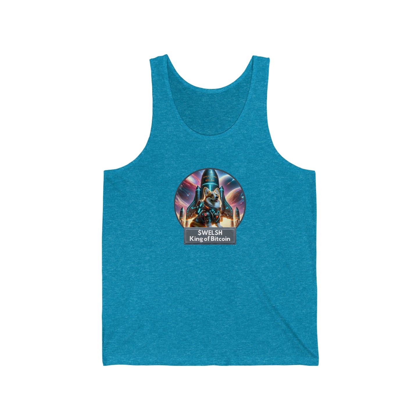 Welsh King of Bitcoin Unisex Tank