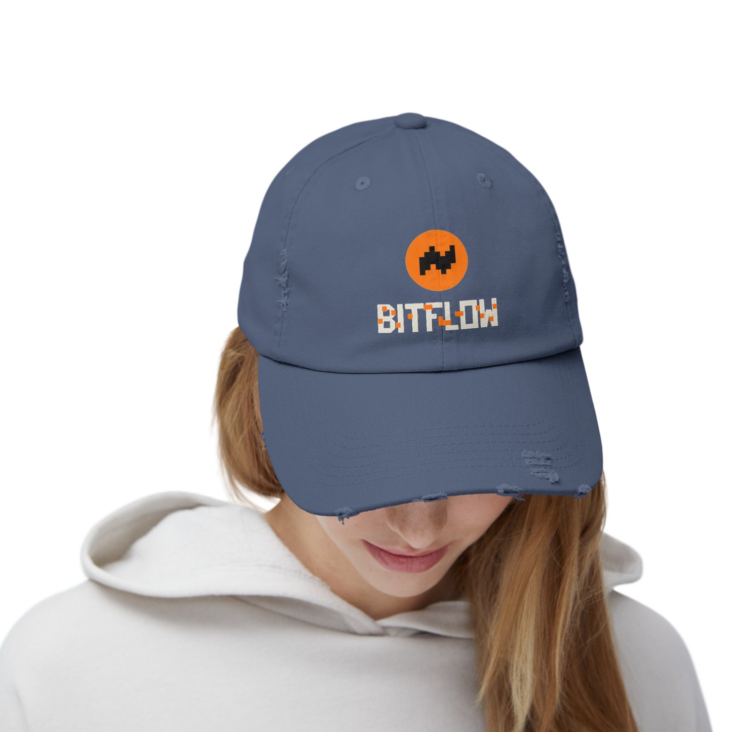 Bitflow Unisex Distressed Cap